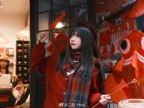 魅力纷呈，二佐nisa破洞毛衣cosplay精选集