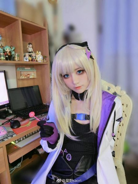 化身女神！星野saori爱宕机车的cos作品惊艳亮相